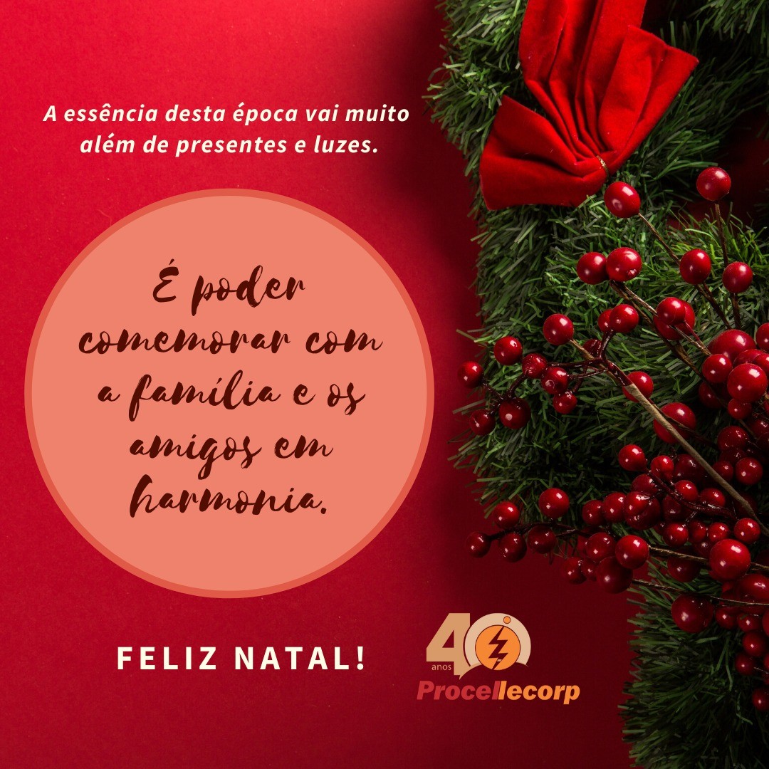 Feliz Natal - Procellecorp Projetos e Construções Elétricas Feliz Natal - Procellecorp Projetos e Construções Elétricas